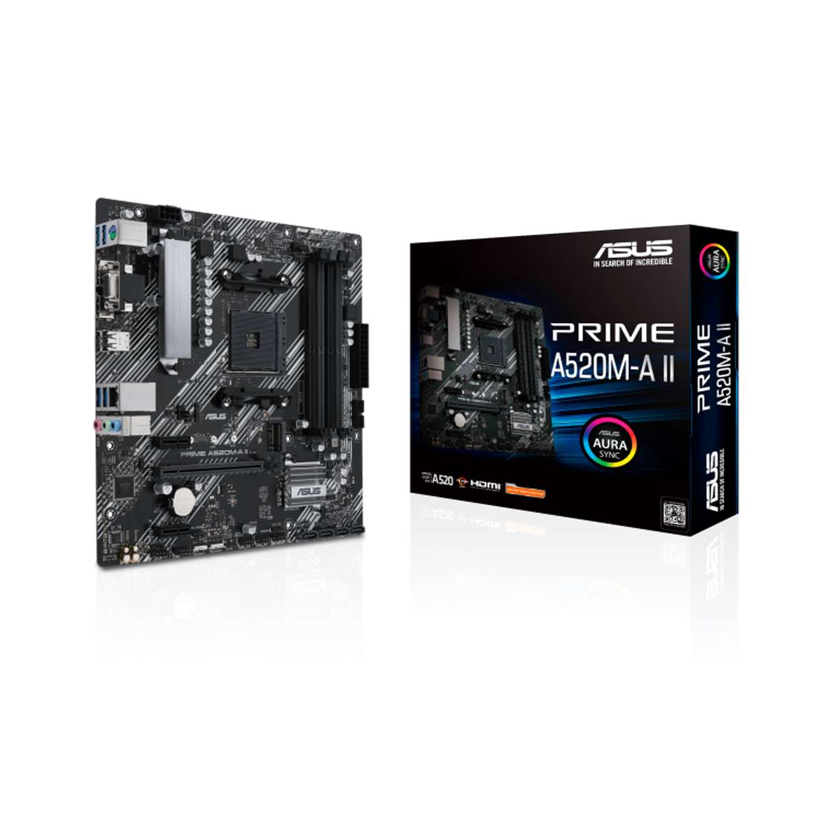 Motherboard Asus PRIME A520M-A II AM4 DDR4 Aura Sync RGB